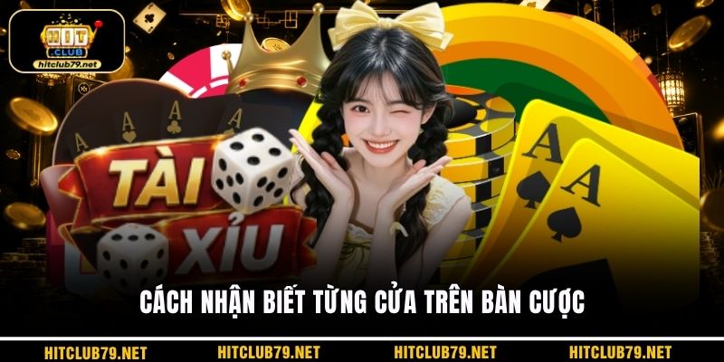 Cách nhận biết từng cửa trên bàn cược