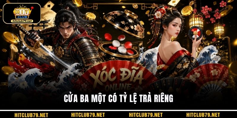 Cửa ba một có tỷ lệ trả riêng
