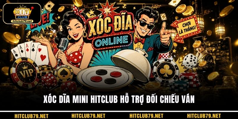 Xóc dĩa mini HITCLUB hỗ trợ đối chiếu ván